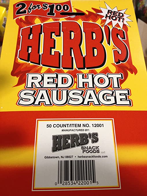 HERB'S .99 HUGE HOT SAUSAGE Unity Wholesale